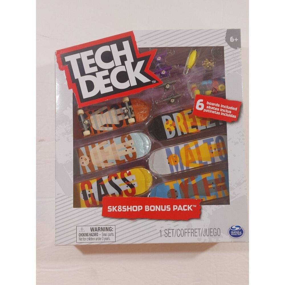 Tech Deck ZERO Skateboards Sk8shop Bonus Pack 6ct Fingerboard Toy Set - Picture 4 of 5